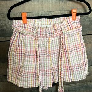 Loft Plaid Women's Shorts, Size M
